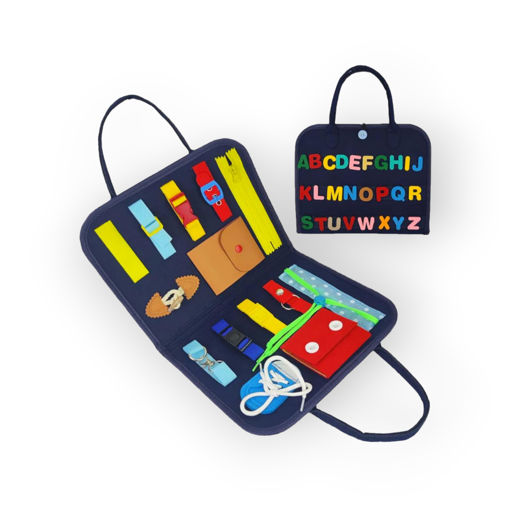 Picture of MONTESSORI SENSORY BOARD BLUE